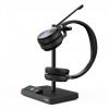 Yealink WH62 Dual UC Slúchadlá s mikrofónom Bezdrôtový Pres hlavu Kancelária / call centrum Micro-USB Nabíjací podstavec Čierna (1308006)