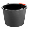 Vedro ReCycled® 12 lit, stavebné, plast, plastový úchyt, čierne