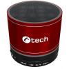 Repro C-TECH SPK-08R, bluetooth, červený (SPK-08R)