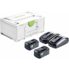 Festool SYS 18V 2x5,0/TCL 6 DUO Energetická sada 577707 vč. 2x aku, vč. nabíječky