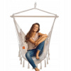 Záhradná hojdačka - Záhradná stolička zavesenie Storky hniezdo Swing Julia Ecru (Záhradná stolička zavesenie Storky hniezdo Swing Julia Ecru)