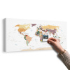 Obraz na korku mapa s názvami