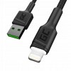 Green Cell KABGC05 USB-A - Lightning, 120cm, bílý