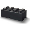 LEGO® úložný box 8 25 x 50 x 18 cm čierna