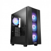 CHIEFTEC skříň HUNTER 2, ATX, 1x USB-C, 1x USB 3.1, 4x 120mm ARGB Fan, ARGB Hub, černá GS-02B-OP