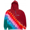 RIPNDIP - OG Prisma Embroidered Hoodie Red Tie Dye Veľkosť: M