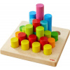 Haba Drevená hračka na vkladanie s predlohami Farebné valčeky