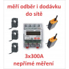 Rozšiřující sada Energomonitor 2x UNIT Optosense + 3F elektroměr + 3x sonda 300A (měří odběr i dodávku do sítě)