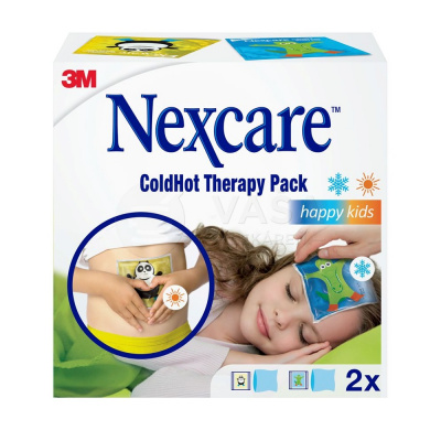 3M Nexcare ColdHot Therapy Pack Happy Kids Gélový obklad pre deti vo vreckách 2 kusy