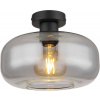 Globo Lighting Giuseppe stropné svietidlo 1x40 W čierna-dymová 15566D