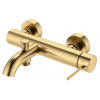 Swiss aqua technologies Vanová baterie SAT Aurum bez sprchového setu 150 mm broušená zlatá SATBAUR222BG