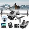 DRON S 4K KAMEROU, SKLADACÍ RC QUADROCOPTER PRE DOSPELÝCH A ZAČIATOČNÍKOV