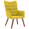 zahrada-XL Relaxačné kreslo, žlté, zamatové 4016817