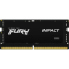 Kingston FURY Impact SO-DIMM DDR5/8GB/ 4800MHz/CL38/1x8GB/Black KF548S38IB-8