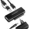 AXAGON AXAGON ADSA-FPX FastPortX SATA zu USB-C 3.1 Adapter - schwarz USB kombinovaný hub; ADSA-FPX
