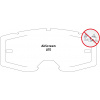 AIRSCREEN plexi pre okuliare LITE EX (číre hydrofóbne) bez uzamykacieho systému