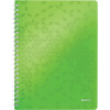 LEITZ WOW A4 s krúžkovým chrbtom, linajkový, zelený