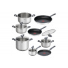 Akčný set riadu a panvíc Tefal Daily Cook rajnica, 4x hrniec, klasická, grilovacia a palacinková