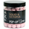 Shimano Plávajúce Boilie TX1 Pop Up Squid & Octopus Washed Out Pink - 12 mm 50 g