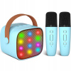 Prenosný reproduktor lynker pre mikrofóny bluetooth modrý 6 W