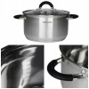 Hrniec, kastrol - Hrniec z nerezovej ocele 24 cm s vekom 5L (Hrniec, kastrol - Hrniec z nerezovej ocele 24 cm s vekom 5L)