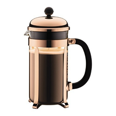 French press CHAMBORD měděný 1,0 l - Bodum (Kávovar stlačovací Chambord měděný 1,0 l - Bodum)