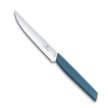 Steakový nůž 12 cm modrý SWISS MODERN - Victorinox (Zoubkovaný nůž na steak 12 cm SWISS MODERN modrý - Victorinox)