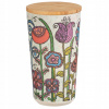 Wenko Dóza s bambusovým viečkom Flowers 500 ml