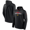 Fanatics Pánska mikina Chicago Blackhawks RINK Performance Pullover Hood Black-Athletic Red Veľkosť: XL