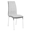 Kondela Jedálenská stolička, sivá/chróm, GERDA NEW 67271
