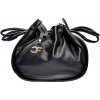 Carla Ferreri Dámska kožená crossbody kabelka CF2221 Nero