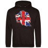Lonsdale Printed Logo Hoodie Black 3 XL
