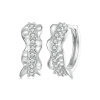 GRACE Silver Jewellery Stříbrné náušnice se zirkony Jacinda - stříbro 925/1000 E-BSE1071/255 Stříbrná