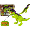 LeanToys Dálkově ovládané dinosauří světla a zvuky zelená