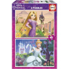 EDUCA Disney princezny Locika a Popelka 2x48 dielov