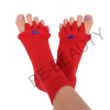 Happy Feet HF03 Adjustačné ponožky Red M
