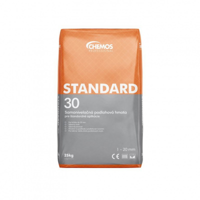 Chemos Standard 30 25kg - samonivelizačná podlahová hmota