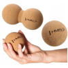 Sada jednej masážnej gule + dvojité HMS (Jedna masážna guľa 6,5 cm Cork + Duoball)