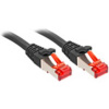 Lindy Cat6 S/FTP 0.3m sieťový kábel Čierna 0,3 m S/FTP (S-STP) (47775)