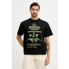 Bavlnené tričko United Colors of Benetton x Stranger Things 3BL0U10BB čierna XS