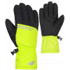 Päť rukavíc 4f 4 čierne, sivé (16 cm lyžiarske rukavice Yoclub Girls)