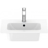 Duravit ME by Starck - Umývadlo do nábytku asymetrické 530x430 mm, s prepadom, 1 otvor na batériu, biela 2336530000