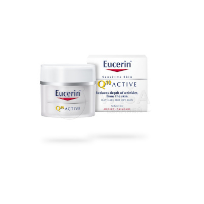 Eucerin Q10 Active Vyhladzujúci denný krém proti vráskam pre všetky typy citlivej pleti 50 ml