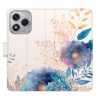 Flip pouzdro iSaprio na mobil Honor 400 Lite - Ornamental Flowers 03 s kapsičkami na karty (Knížkové flipové pouzdro iSaprio pro mobil Honor 400 Lite - Ornamental Flowers 03 - elegantní obal s kapsami