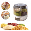 OTOČNÝ ZÁSOBNÍK NA POTRAVINY 360° NA RYŽU, KRÚPY, ORGANIZÉR DO KUCHYNE MALÝ