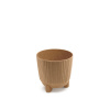 kvetináč 10,7cm RYFO N ECO WOOD DRF110NW-4665W naturo plastový