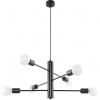 Sollux Lighting Duomo závesné svietidlo 6x60 W čierna SL.0305