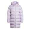 adidas Kids' Future Icons Hooded Long Sleeve Puffer Jacket Ice Lavender 15-16 Years
