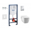 Grohe SET Duofix 38528001 +WCzávesné TECEone sprchovacie Rimless +sedSC +ScateCosmo Chróm 38528SET-KT