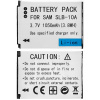 Nová batéria SLB-10A 3,7V 1050 mAh pre Samsung IT100, L100, L110, L200, L210
